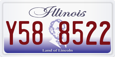 IL license plate Y588522