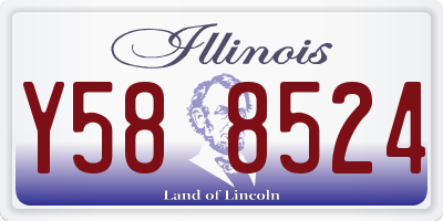 IL license plate Y588524