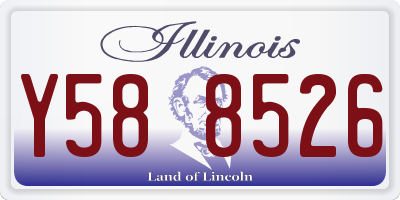 IL license plate Y588526