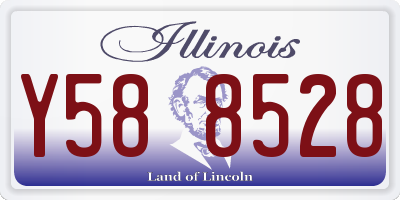 IL license plate Y588528