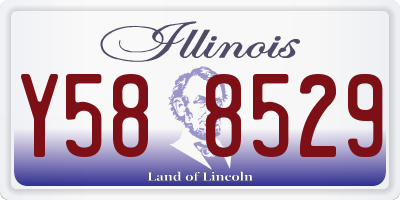 IL license plate Y588529