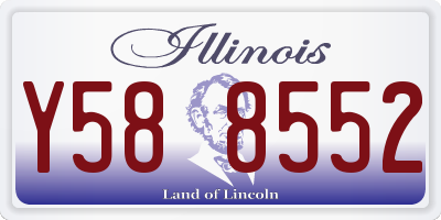 IL license plate Y588552