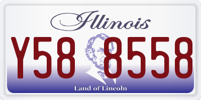 IL license plate Y588558
