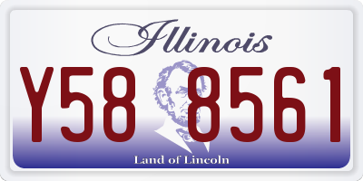 IL license plate Y588561