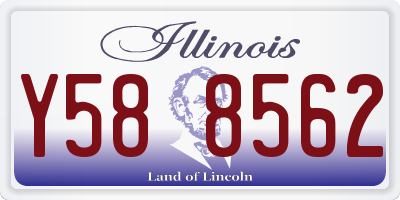 IL license plate Y588562