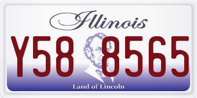 IL license plate Y588565