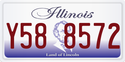 IL license plate Y588572