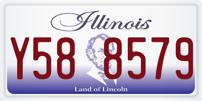 IL license plate Y588579