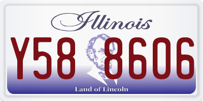 IL license plate Y588606