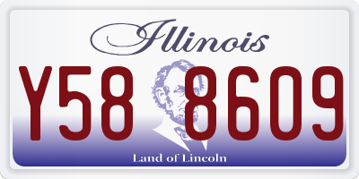IL license plate Y588609