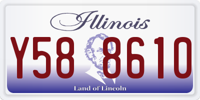 IL license plate Y588610
