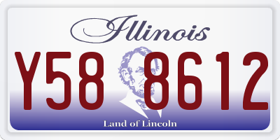 IL license plate Y588612