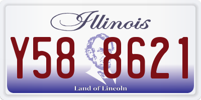 IL license plate Y588621