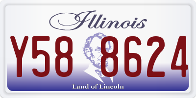 IL license plate Y588624