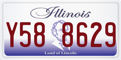 IL license plate Y588629