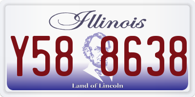IL license plate Y588638