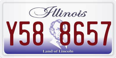 IL license plate Y588657