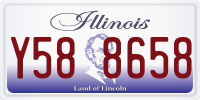 IL license plate Y588658