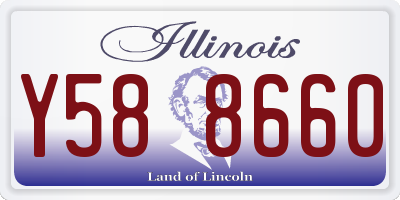 IL license plate Y588660