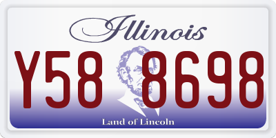 IL license plate Y588698