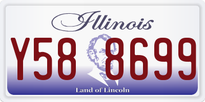 IL license plate Y588699