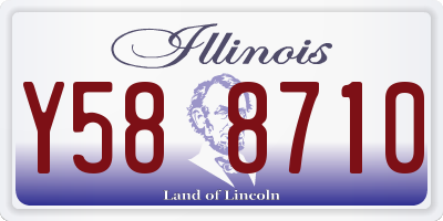IL license plate Y588710