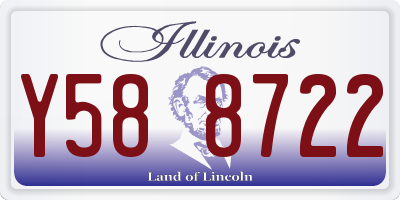 IL license plate Y588722