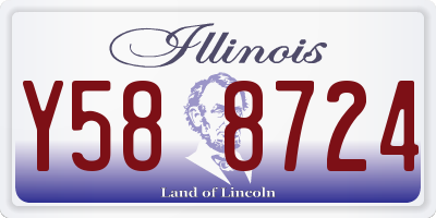 IL license plate Y588724