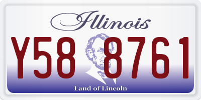 IL license plate Y588761