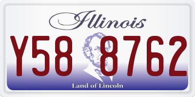IL license plate Y588762