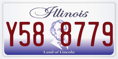IL license plate Y588779