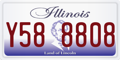 IL license plate Y588808