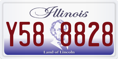 IL license plate Y588828