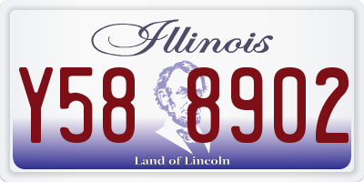 IL license plate Y588902