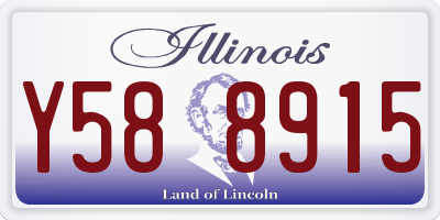 IL license plate Y588915