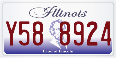 IL license plate Y588924