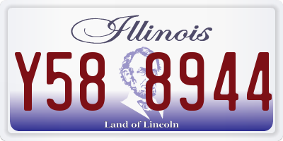 IL license plate Y588944