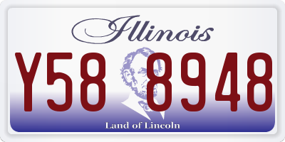 IL license plate Y588948