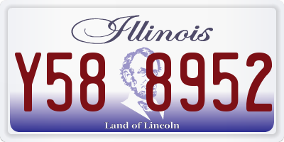 IL license plate Y588952