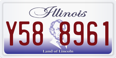 IL license plate Y588961