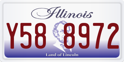 IL license plate Y588972