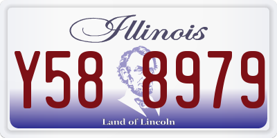 IL license plate Y588979