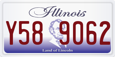 IL license plate Y589062