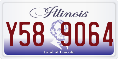 IL license plate Y589064
