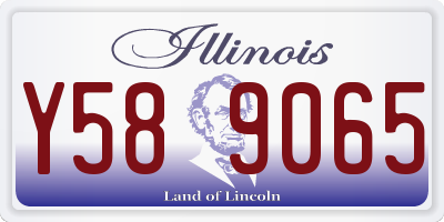 IL license plate Y589065