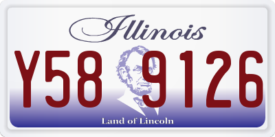 IL license plate Y589126