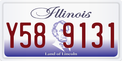 IL license plate Y589131