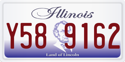 IL license plate Y589162