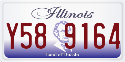 IL license plate Y589164