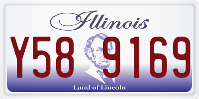IL license plate Y589169